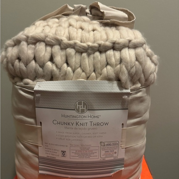 Huntington Home Bedding Chunky Knit Blanket Poshmark